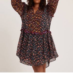 Anthropologie Helene Tunic Dress 1X